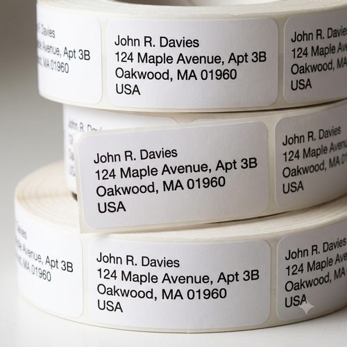 Address Labels on a Roll 3
